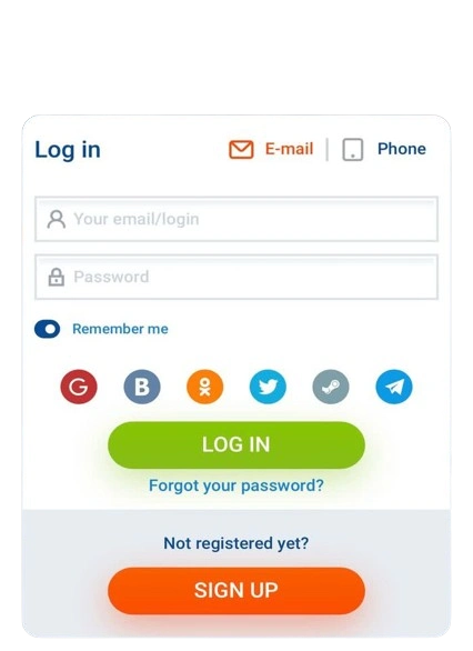 Mostbet Registration Form