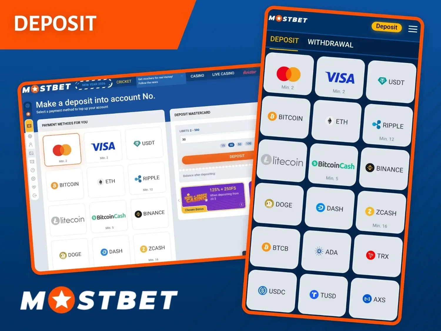 Mostbet Deposit