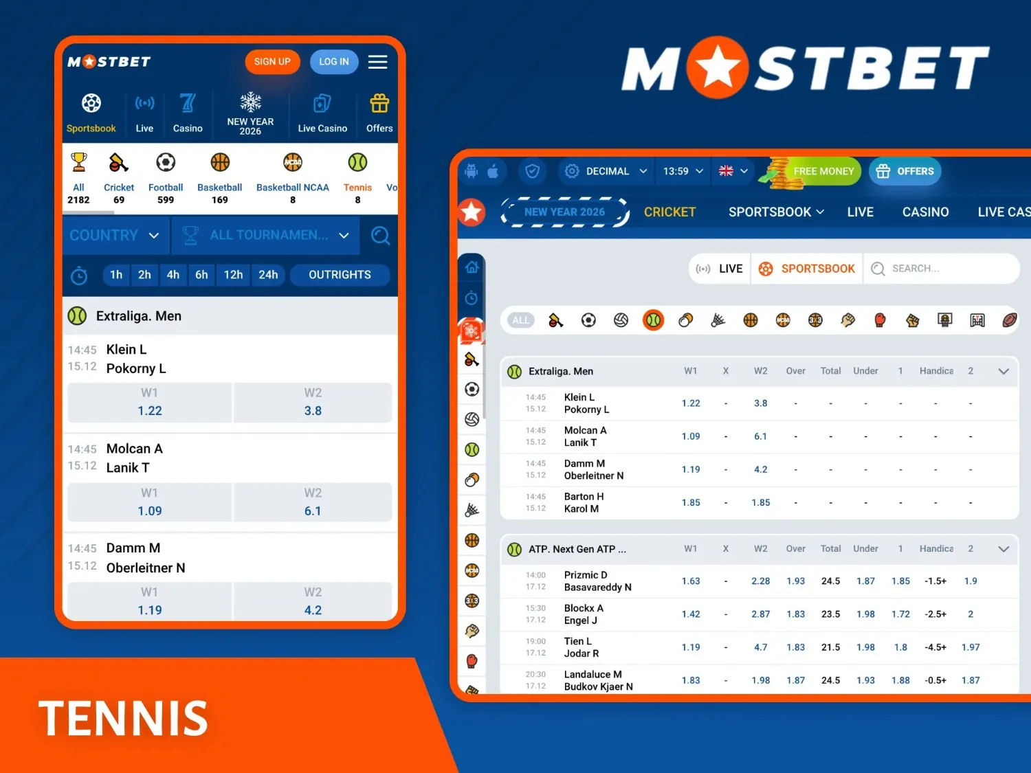 Mostbet Tennis